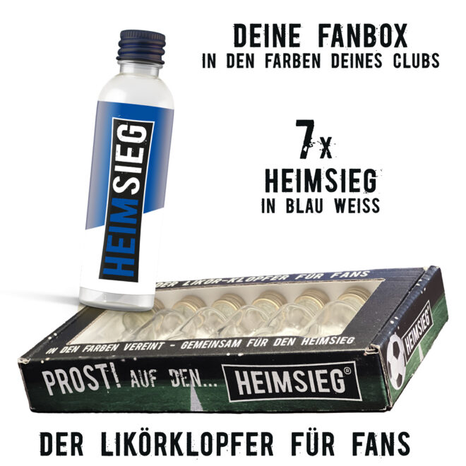 Heimsieg - 7er Fan-Box - Blau-Weiss
