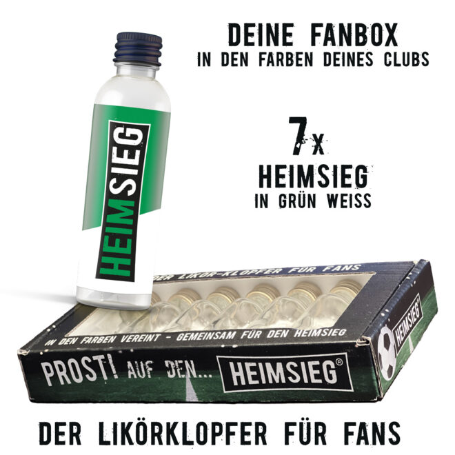 Heimsieg - 7er Fan-Box -Grün-Weiss