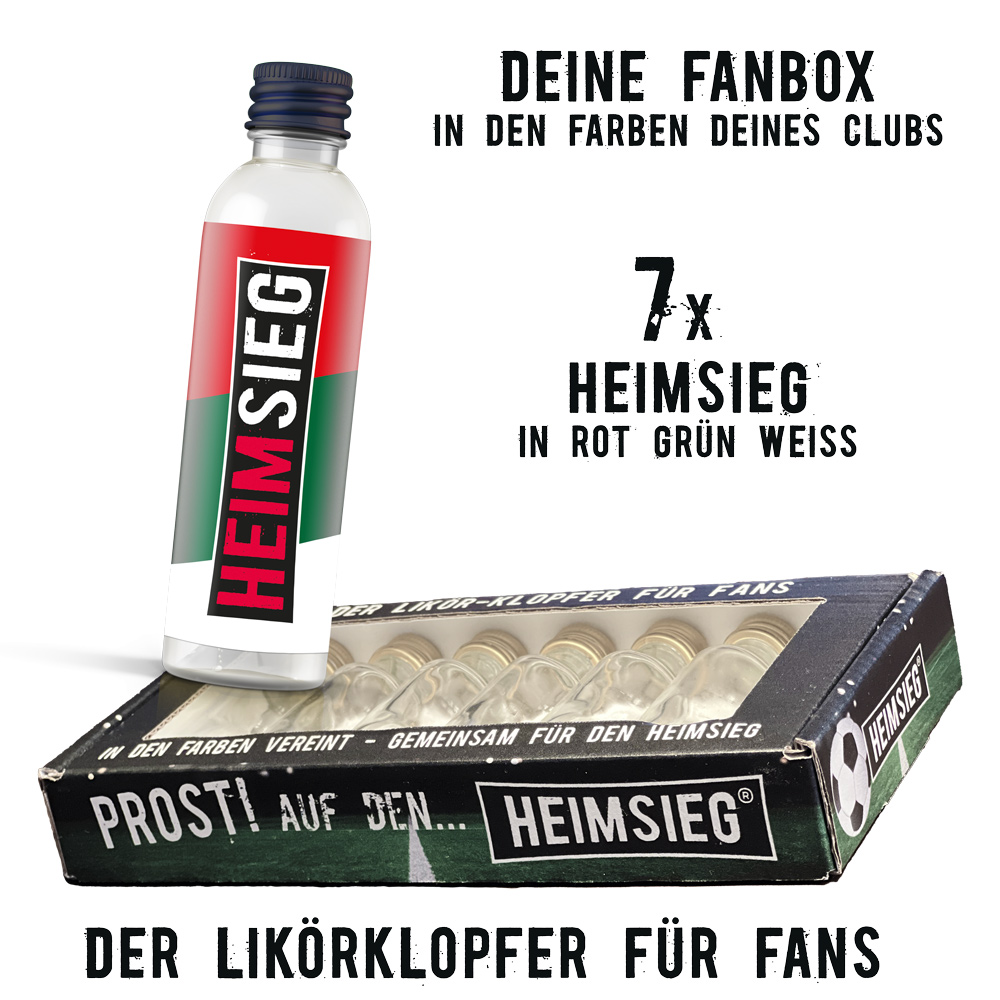 Heimsieg - 7er Fan-Box -Rot-Grün-Weiss